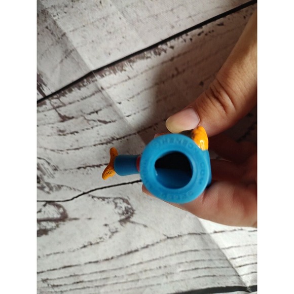 Vtg Fozzie Bear Football Player Finger Puppet The Muppets Henson - Picture 3 of 4